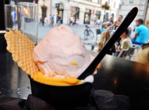 There is gelato in Ljubljana too. I will not go into comparisons...