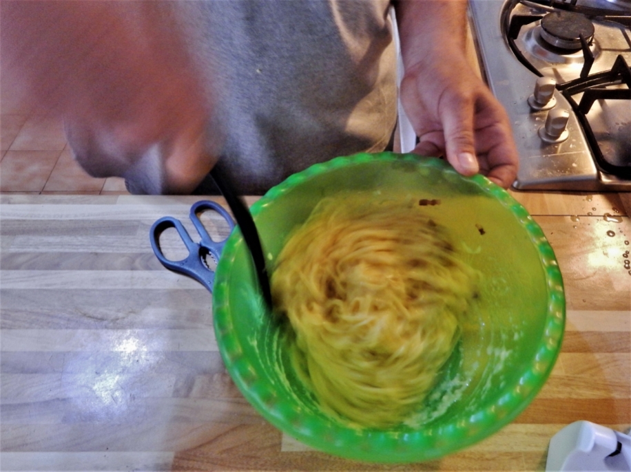 May: A proper bowl twister: amore making carbonara.